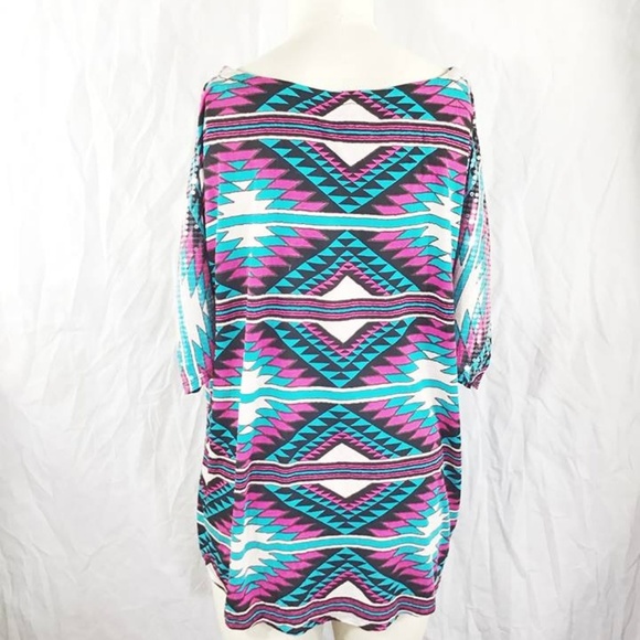INC Aztec Print Front sequin… - Picture 2 of 3